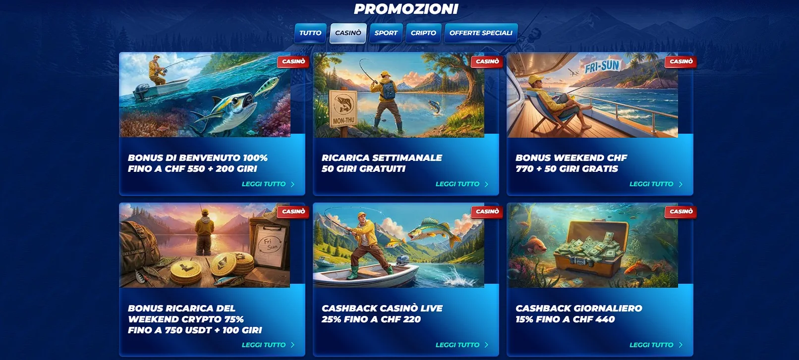 Promozioni e bonus BassBet Casino con free spins cashback e ricariche settimanali per l'Italia